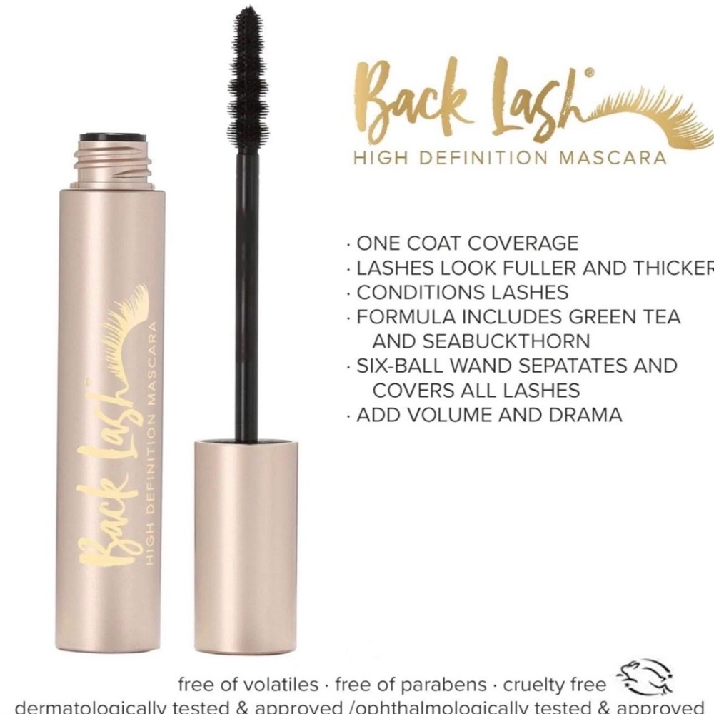 Belle Beauty By Kim Gravel Back Lash High Definition Mascara VERY BLACK